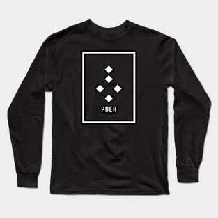 Puer Geomantic Figure Long Sleeve T-Shirt
